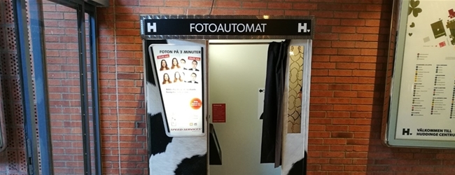 Huddinge C and Uppsala got new photo booths